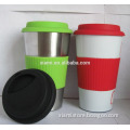High quality multicolor printing words hand care silicone cup cover